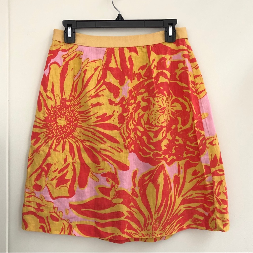 Anthropologie Fire Bloom Skirt - Picture 5 of 5